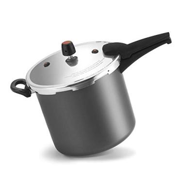 Imagem de Panela De Pressão 10, 0 Lts Antiaderente Fechamento Externo Aluminio Oliveira Panela De Pressão 10, 0 Lts Antiaderente Fechamento Externo Preta No Voltagev