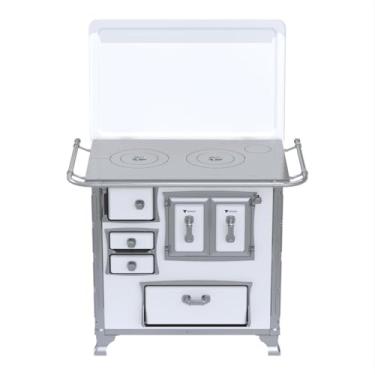 Imagem de Fogao a Lenha GII N 1 Gab Sec Branco com Tampa SD