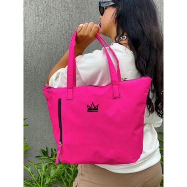 Imagem de Bolsa Shopper Nylon COROA de Ombro Clean Esportiva Academia Bags Gym M