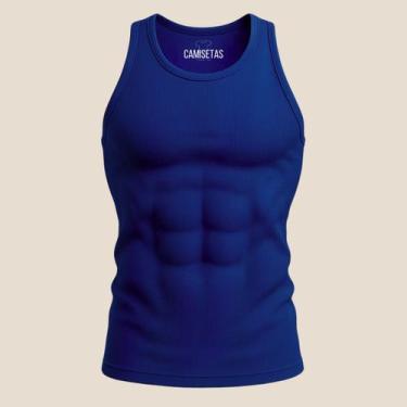 Imagem de Regata Dry Fit Lisa Camiseta Masculina Academia Treino Top - Labela Fi