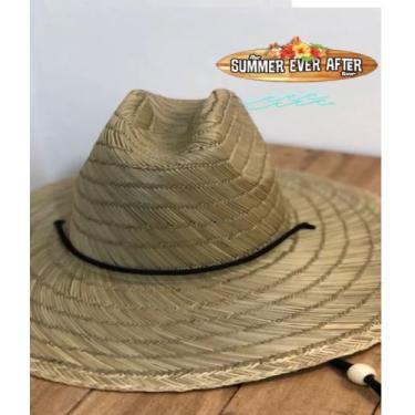 Imagem de Chapéu Bambu Natural Praia Sol Surf Saída Unissex Ajustável - MK