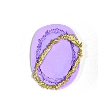Imagem de Molde de silicone moldura para confeitar f38 - confeitaria dos moldes