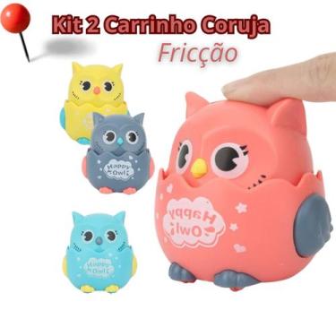 Imagem de 2 Carrinho Bebê Corrida Brinquedos Educativos para Desenvolvimento - a