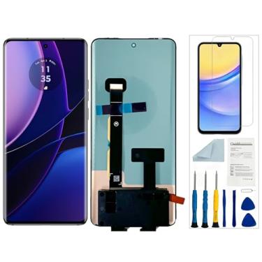 Imagem de Qinqiyue Substituição de tela LCD para Motorola Edge 2024 para Moto Edge 2024 preta sem moldura para Motorola Edge 2024 XT2405 XT2405V Display Touch Screen Assembly Repair Parts