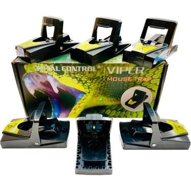 Imagem de Viper Mouse Traps Lightning Fast Snap Trap, Premium Descartáveis ou Reutilizáveis (Armadilha para Rato Viper - Pacote com 6)
