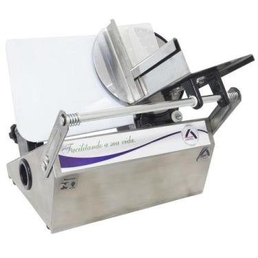 Imagem de Cortador Fatiador Frios Elétrico Lâmina Inox 170mm Ajuste Espessura 11