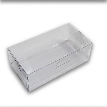 Imagem de 10 Caixa Para 8 Brigadeiros Com Berço, Transparente, Acetato - Embala 