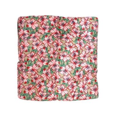 Imagem de Assento Para Cadeira Futon 60x60cm Cores Variadas Estampadas - CLICK H