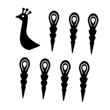 Imagem de Fancyes Kit para fazer abóbora peru, faça você mesmo, enfeite de mesa para cozinha, escritório, jardim, decoração de abóbora de ação de Graças