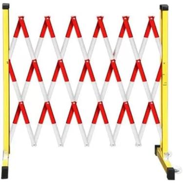 Imagem de Taxa Expansível Do Jardim, Fácil Montar A Barricada Expansível Industrial Do Metal Com Rodízios, A Porta Móvel Flexível Da Taxa Para O Controle De Tráfego Do Maint, L400cm/13.1ft