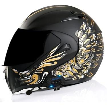 Imagem de Capacetes Modulares Para Adultos Touring Scooters Flip Up Helmet Motorcycle Para Mulheres E Homens Motocicleta Padrão Touring Motorcycle Abs Com Bluetooth Adequado Para Primave, CC08, S/55-56cm