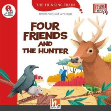 Imagem de Four friends and the hunter - the thinking train - level a + e-zone ki