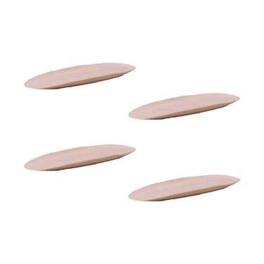 Imagem de Conjunto de Travessas Ovais Pequenas Porto Brasil Orgânico Litchi 23x11cm - 4 Peças