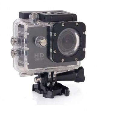 Imagem de Câmera esportiva HD 1080 4K submersível com Wi-Fi 30m à prova d'água -