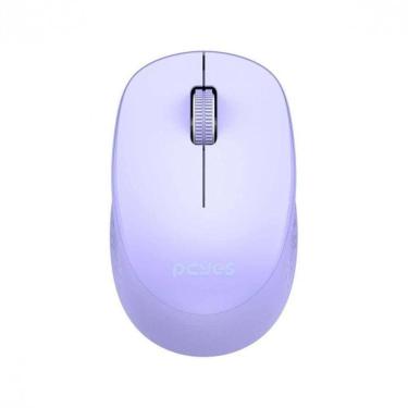 Imagem de Mouse Mover Sem Fio Silent Click 1600 Dpi Pmmwscpp Roxo
