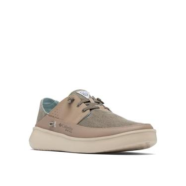 Imagem de Columbia Sapato náutico masculino Boatside Relaxado PFG, Areia molhada/azul esmagado, 14