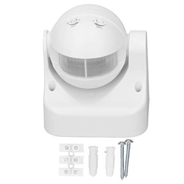 Imagem de Sensor de Movimento Detector Interruptor Inteligente Infravermelho à Prova D'água Pir para Segurança Doméstica Abs Habitação (Branco)