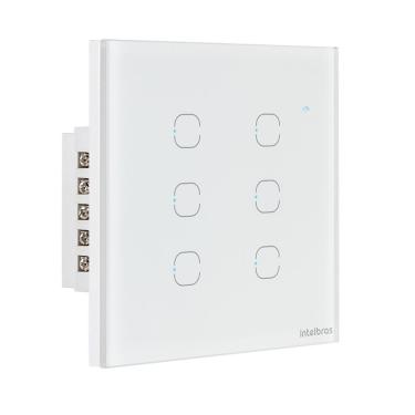 Imagem de Interruptor Smart Wi-fi Touch 6 Teclas Branco Ews 1006 4850030