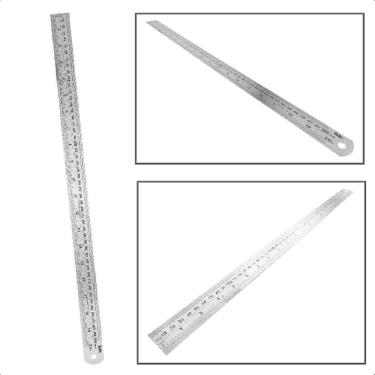 Imagem de Régua em Aço Inox 500mm EDA 2JI - Medições e Marcações