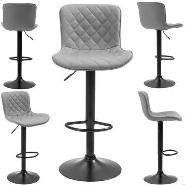 Imagem de Banqueta alta giratória Best, Cinza