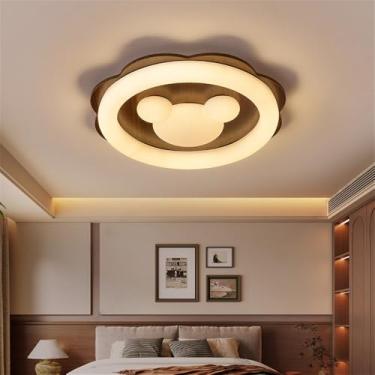 Imagem de Nórdico Moderno Quarto Lâmpada De Teto LED Moda Simplicidade Arte Sala De Estar Estudo De Restaurante Quarto Infantil Corredor Varanda Luz (3867B D55CM)