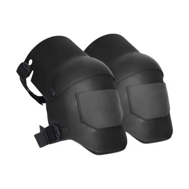 Imagem de Ｂｅｓｇａ 2 peças de acessórios para joelheiras, equipamento de proteção resistente para pisos, exercícios internos e externos, limpeza de pisos e carpetes para, Preto