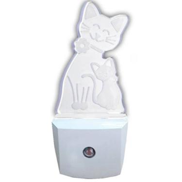 Imagem de Luz Noturna Gato com Sensor - 6154 - KEY WEST