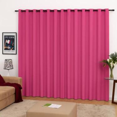 Imagem de Cortina Roma Para Janela 3,00m X 2,50m - Lenharo Enxovais, PINK