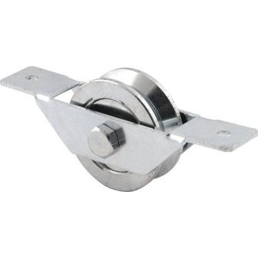 Imagem de Roldana Portão 2 Tipo V Em Aço Zincado Caixa Aberta Vonder