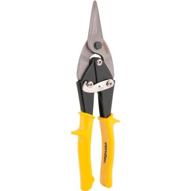 Imagem de Tesoura Chapas Aviação 10 Reta Aço Carbono Chapa Vonder