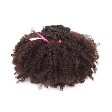 Imagem de Cabelo Natural Crespo com Tecimento 30cm Textura Kinky De Benguela Cas