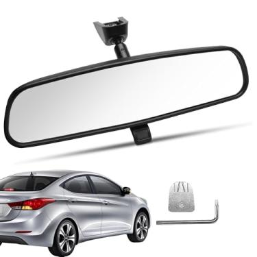 Imagem de ZLPTEAM Espelho retrovisor interior de substituição original OEM com antirreflexo de dia e noite adequado para Hyundai Elantra Tucson Santa Fe Veloster, KIA Forte Optima K5 Sorento Soul Rio 2010-2022