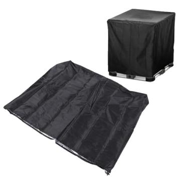 Imagem de Fabater Lona para Cobertura de Paletes à Prova D'água para Serviços Pesados, Cobertura para Caixa a Granel de Lonas para Palete Externas Serve para Móveis de Pátio de Madeira, Preto (Preto)