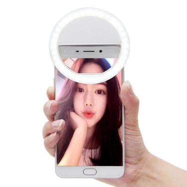 Imagem de Luz Selfie Ring Light Clipe Anel Led Flash Celular Universal