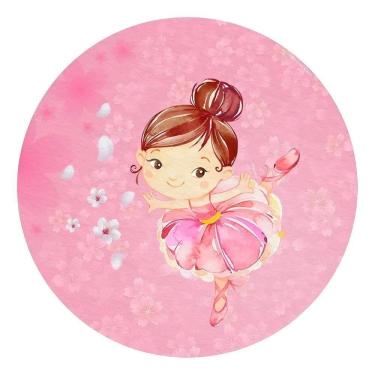 Imagem de Painel De Festa Redondo Decoração De Aniversário 1,5 Bailari