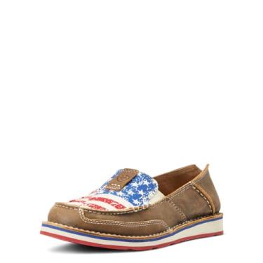 Imagem de ARIAT Women's Cruiser Boat Shoe, Brown Bomber, 7.5