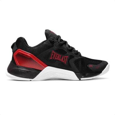 Imagem de Tênis Everlast Climber Pro 3 Unissex, 40, Preto, Vermelho