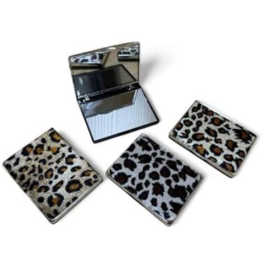 Imagem de Espelho de Maquiagem Profissional, Espelho de Bolsa Duplo com Lente de Aumento, Ideal para Uso Diário e Viagens(10,ESP040)