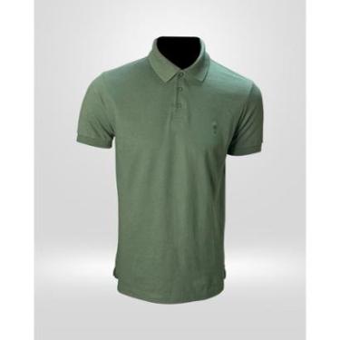 Imagem de Camisa Polo Masculina VV Verde Escuro-Masculino