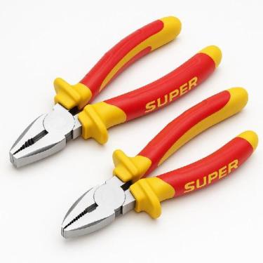 Imagem de Alicate Corte Diagonal 6 Polegadas Cr-v Cabo Emborrachado Ômega - 0000