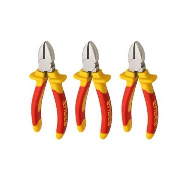 Imagem de Alicate Corte Diagonal 6 Polegadas Cr-v Cabo Emborrachado Ômega - 0000