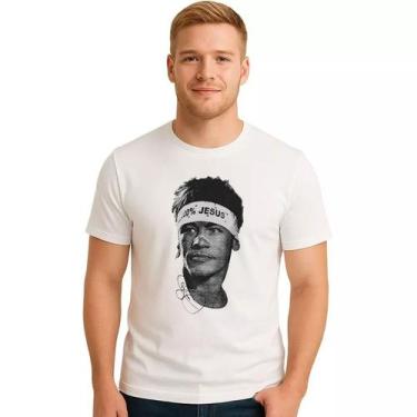 Imagem de Camiseta Neymar TShirt Masculino Menino Ney Craque Algodão Futebol Jog
