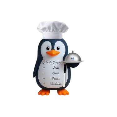 Imagem de Ímã De Geladeira Pinguim Grande (40 X 28 Cm) - Lousa Magn. (A3)