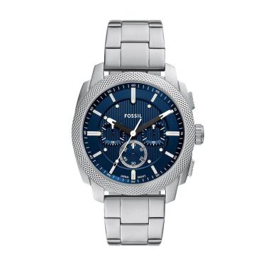 Imagem de Relógio Fossil Masculino Machine Prata - Fs6096-1an