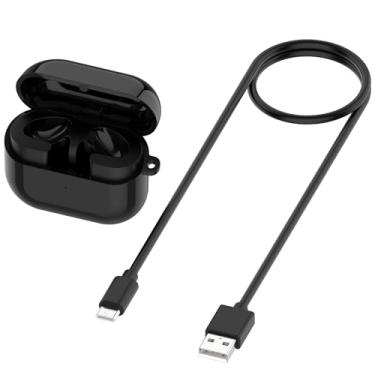 Imagem de Capa de carregamento compatível com Samsung Galaxy Buds3 R530 - Caixa de substituição para carregador de fone de ouvido, compartimento de encaixe com função de emparelhamento, suporta carregamento sem