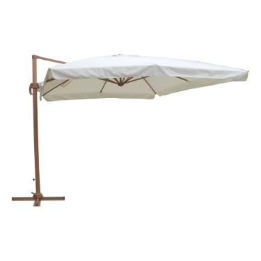 Imagem de Ombrelone Lateral Retangular De Aluminio Bege 400x300 Cm