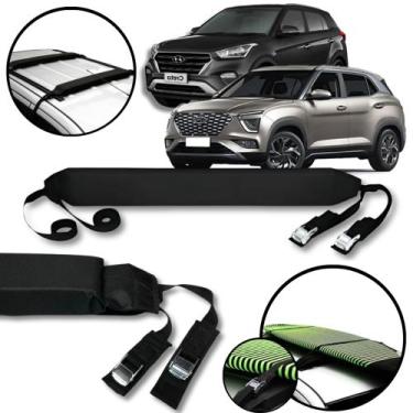 Imagem de Rack Teto Prancha Surf Carro Com Cinta Hyundai Creta - BR18