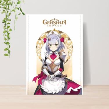 Imagem de Genérico, Quadro Decorativo Jogo Genshin Impact A4 | Placa MDF 018