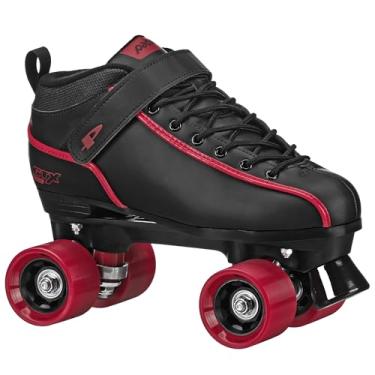 Imagem de Pacer GTX Quad Indoor Tradicional Speed Style Patins Vermelho Tamanho M4/W5