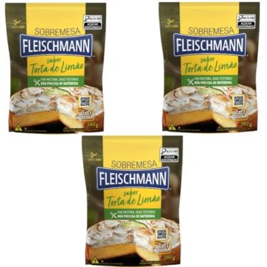 Imagem de Fleischmannn Sobremesa Torta de Limão, Mistura para Bolo com Duas Texturas, Não Precisa de Batedeira, 390g